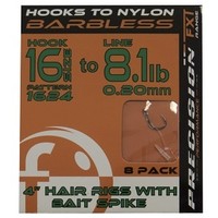 Frenzee hair rigs with bait spike 4'' | barbless | 8 st