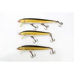 Rapala original wobbler floating 9 & 11 cm kulta gold | set of 3 lures