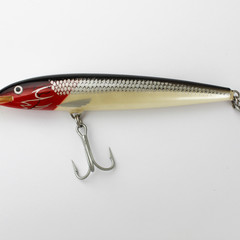 Rapala magnum 18cm floating black red head | plug