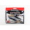 Rozemeijer softbaits flash-tail 13cm zwart-wit | 4 st | shads