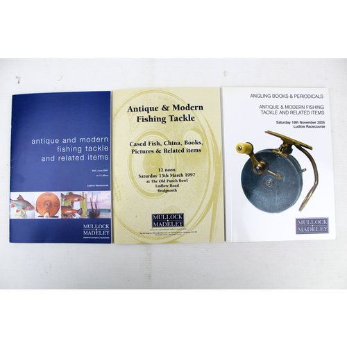 Mullock Madeley antique & modern fishing tackle book set van 7 | boeken