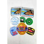 Multiple fishing stickers pf Albatros, DAM, Bifa, Arca