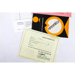 Divers Vintage Fishing Guarantee proofs and order cards