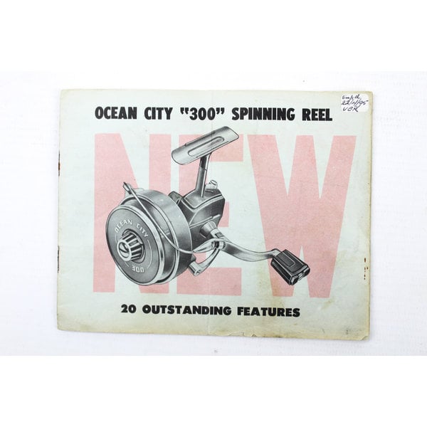 Ocean City 300 spinning reel spinning reel parts book - CV Fishing