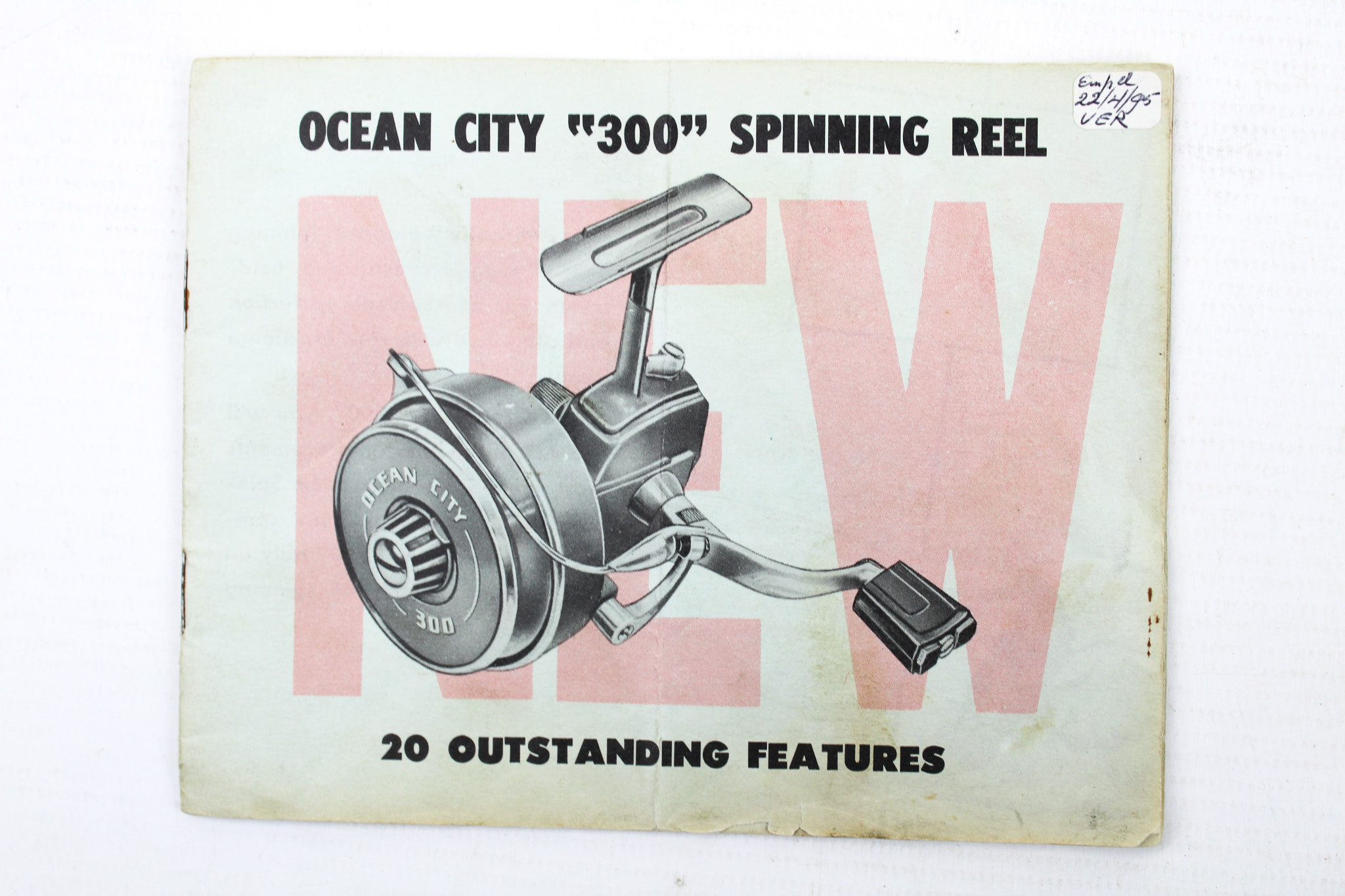 Vintage Ocean City 300 Spinning Reel,Vintage Spinning Reels,Ocean City Reels
