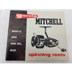 Garcia Mitchell spinning reels 300C / 410 / 410 DL / 510 | folder