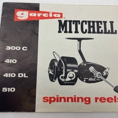 Garcia Mitchell spinning reels 300C / 410 / 410 DL / 510 | folder
