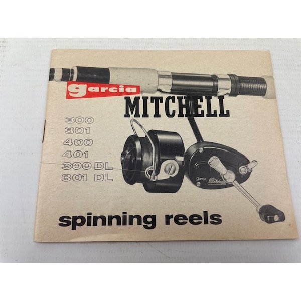 Garcia Mitchell spinning reels 300 / 301 / 400 / 401 / 300 DL / 310 DL - CV  Fishing