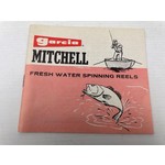 Garcia Mitchell fresh water spinning reels | booklet