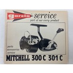 Garcia service boekje van Mitchell 300 C 301 C molen