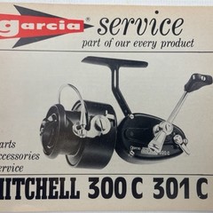 Garcia service boekje van Mitchell 300 C 301 C molen