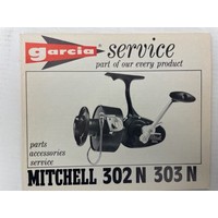 Garcia service boekje van Mitchell 302 N 303 N molen