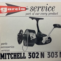 Garcia service boekje van Mitchell 302 N 303 N spinning reel | manual
