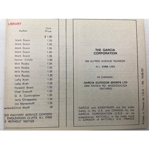 Garcia service boekje van Mitchell 306 307 molen