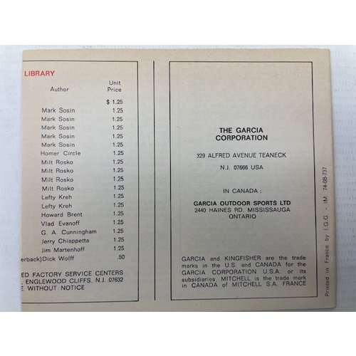 Garcia service boekje van Mitchell 320 321 molen