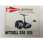 Garcia service boekje van Mitchell 324 325 molen