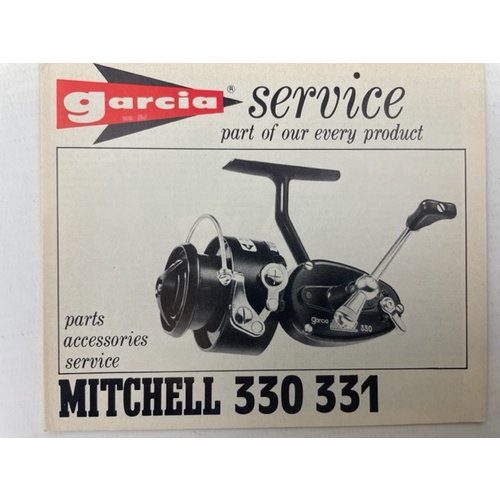 Garcia service boekje van Mitchell 330 331 molen