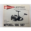 Garcia service boekje van Mitchell 386 387 molen