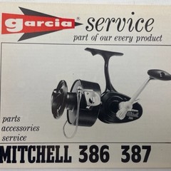 Garcia service boekje van Mitchell 386 387 molen