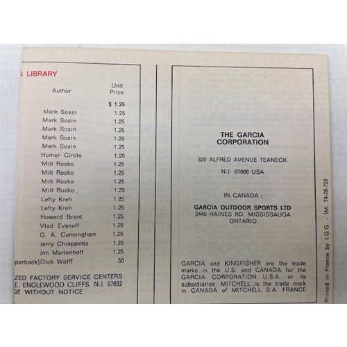 Garcia service boekje van Mitchell 386 387 spinning reel | manual