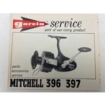 Garcia service boekje van Mitchell 396 397 molen