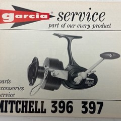 Garcia service boekje van Mitchell 396 397 molen