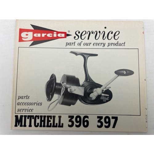Garcia service boekje van Mitchell 396 397 spinning reel | manual
