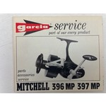 Garcia service boekje van Mitchell 396 MP 397 MP molen