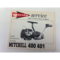 Garcia service boekje van Mitchell 400 401 spinning reel | manual