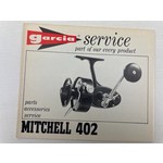 Garcia service boekje van Mitchell 402 molen