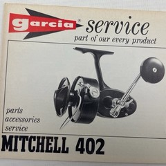 Garcia service boekje van Mitchell 402 molen