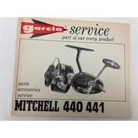 Garcia service boekje van Mitchell 440 441 molen