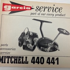 Garcia service boekje van Mitchell 440 441 molen