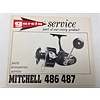 Garcia service boekje van Mitchell 486 487 molen