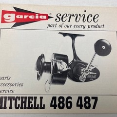 Garcia service boekje van Mitchell 486 487 molen