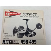 Garcia service boekje van Mitchell 498 499 molen