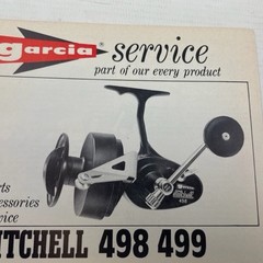Garcia service boekje van Mitchell 498 499 molen