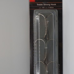 Mantikor treble strong Hook | 3 st | maat 6/0 | treble haken