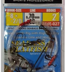 spro SPRO| 2 hooks | 90 cm  seabass & flatfish rig | 4746-027