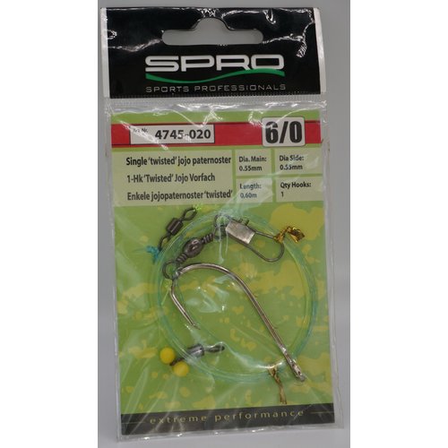 Spro SPRO |  twisted | Single jojopasternoster| | 60cm | 6/0