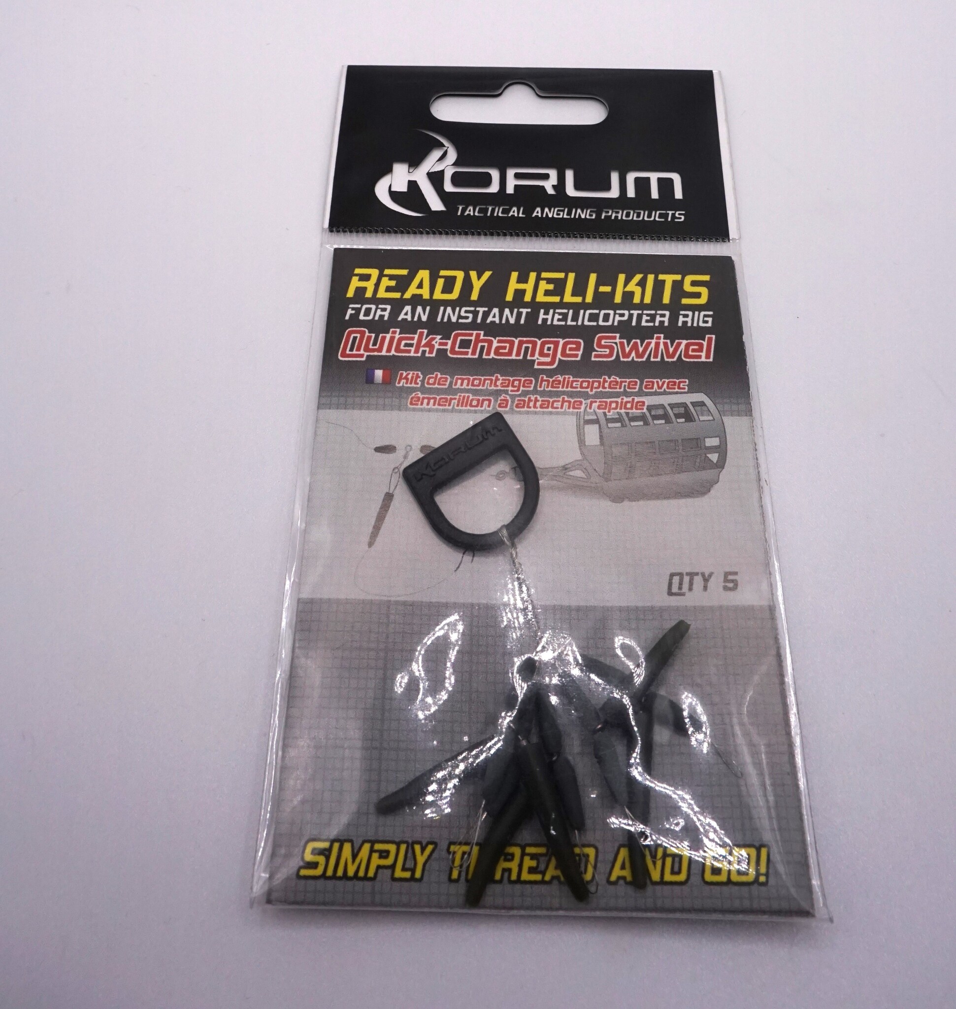 Korum Ready Heli Kits helicopter rig 5 pcs CV Fishing