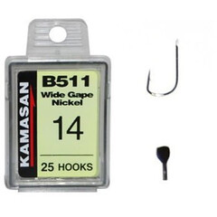 Kamasan B220 Black Nymph | size 6 | 25 pcs | fly hooks - Copy