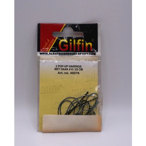 Albatros Gilfin Pop-up hairrigs  with hook #6  | 2 st