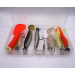 Tacklebox filled with softbaits | 7 pcs