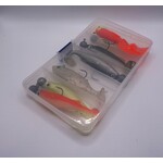 Tacklebox filled with softbaits | 7 pcs