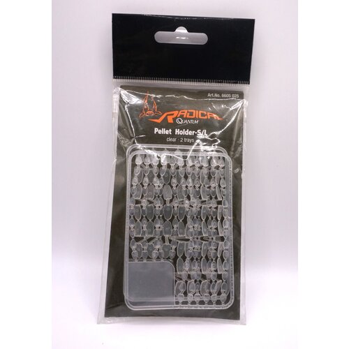 Quantum Pellet  Holder -S/L | clear |  2 trays