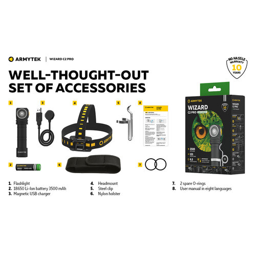 Armytek Armytek | Wizard C2 Pro | hoofdlamp | headlamp | zaklamp
