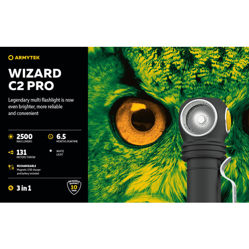 Armytek Armytek | Wizard C2 Pro | headlamp | 2500 lm