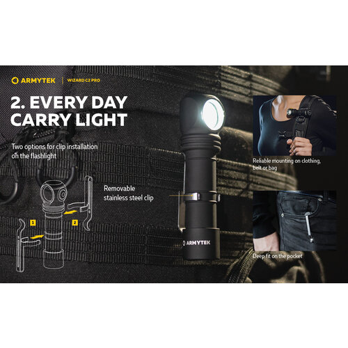 Armytek Armytek | Wizard C2 Pro | headlamp | 2500 lm