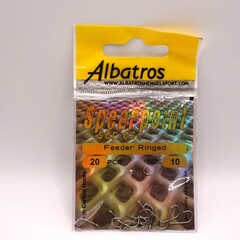 Albatros Spearpoint series | Feeder ringed | 20 pcs | hooks